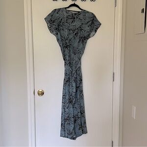 No. 6 Seafoam Green Floral Jumpsuit